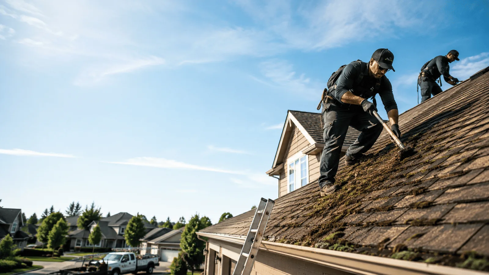 Roof Moss Removal in Corrigan, TX near me